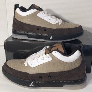 Nike Air Jordan Flipsyde Size 12 Brown Tan White 323100-224